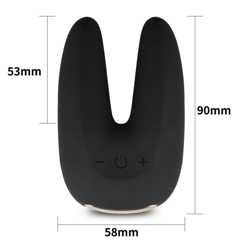 O Sensual - Rapture Twin Vibrator - Black - K. P.