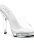Slip On Sandal 5 Inch - Clear - K. P.