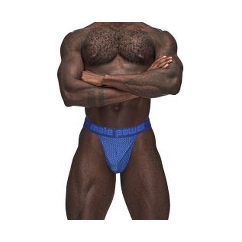 Sexagon - Micro V Thong - Blue - K. P.
