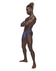 Sexagon - Micro V Thong - Blue - K. P.