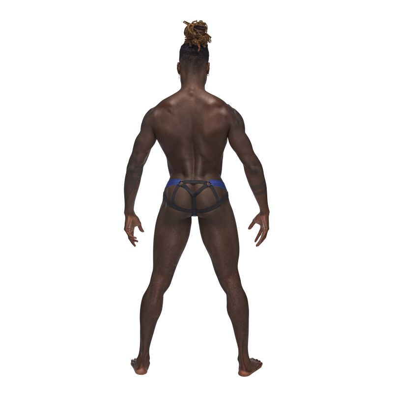 Sexagon - Micro V Thong - Blue - K. P.