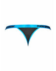 Casanova Uplift Micro Thong - Black/Blue - K. P.