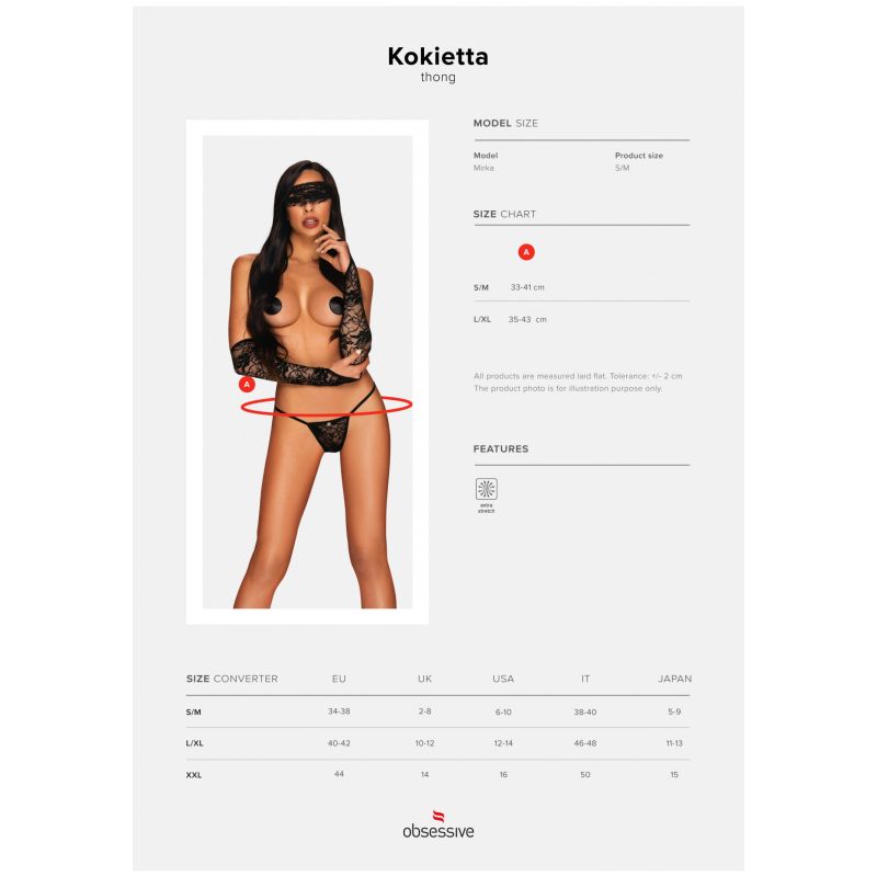 Kokietta Thong - Black - K. P.