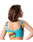 Comics Oh Crop Top - Multi Coloured - K. P.