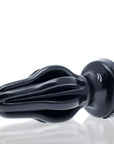 Finned Butt Plug - Airhole-2 Medium - Black - K. P.
