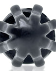 Finned Butt Plug - Airhole-2 Medium - Black - K. P.