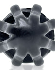 Finned Butt Plug - Airhole-2 Medium - Black - K. P.