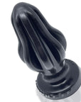Finned Butt Plug - Airhole-2 Medium - Black - K. P.
