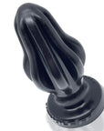 Finned Butt Plug - Airhole-2 Medium - Black - K. P.