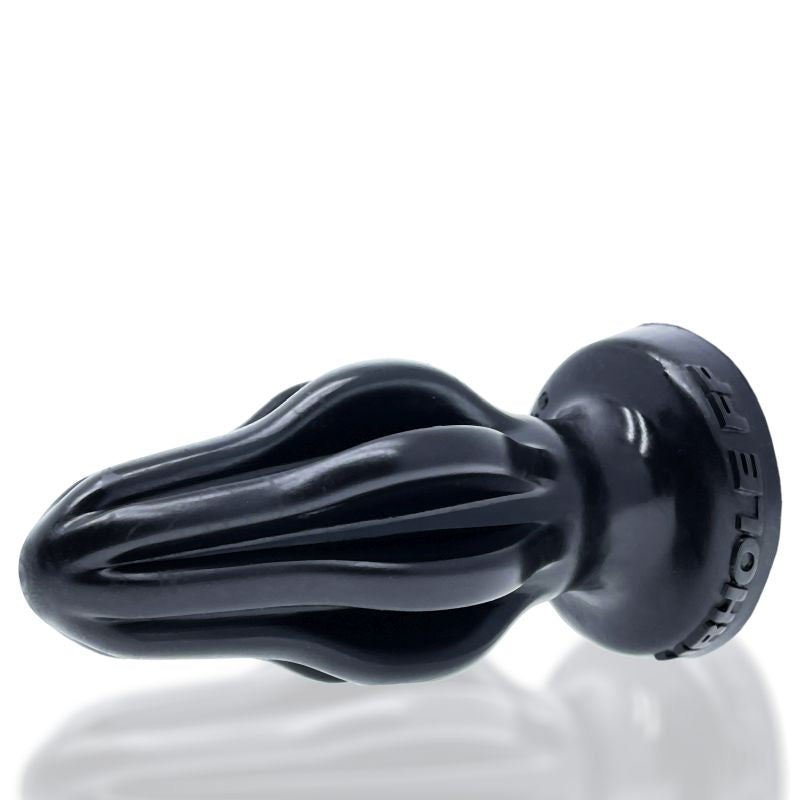 Finned Butt Plug - Airhole-1 Small - Black - K. P.