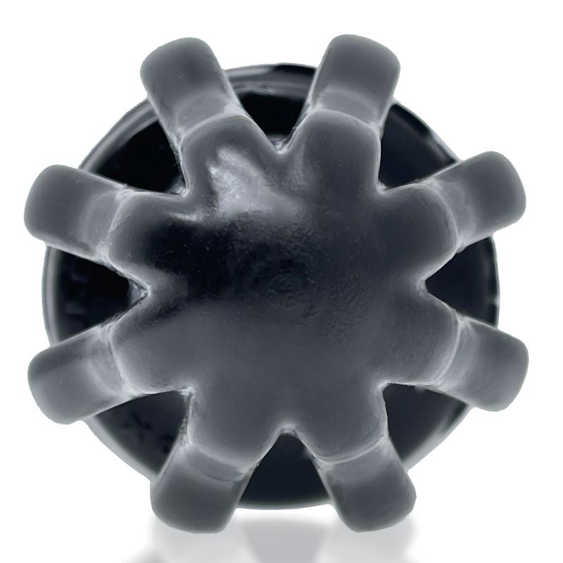 Finned Butt Plug - Airhole-1 Small - Black - K. P.
