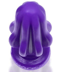 Finned Butt Plug - Airhole-1 Small - Eggplant - K. P.