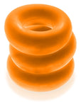 Fat Willy 3 Piece Jumbo Cockrings - Orange - K. P.