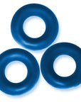 Fat Willy 3 Piece Jumbo Cockrings - Space Blue - K. P.