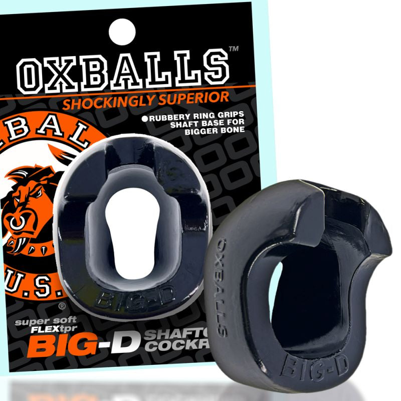 Big D Shaft Grip Cock Ring - Black - K. P.