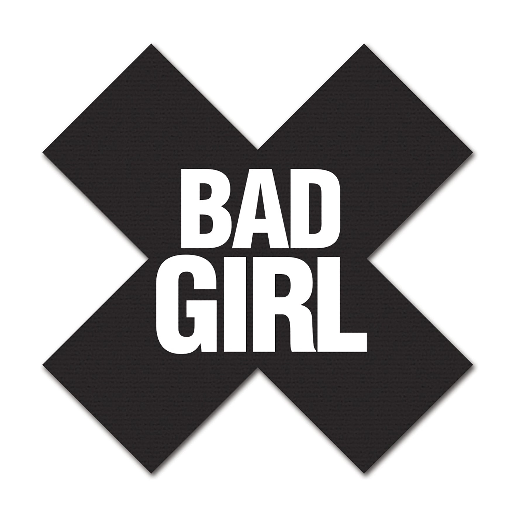 Bad Girl Pasties - Black/Pink