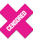 Censored Pasties - Pink/Black