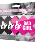 Bad Girl Pasties - Black/Pink