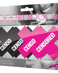 Censored Pasties - Pink/Black - K. P.