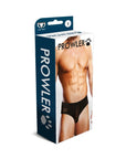 Mesh Open Back Brief - Black - K. P.