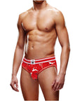Reindeer Open Back Brief - Red/White - K. P.