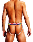 Oversized Paw Jock - Black/Rainbow - K. P.