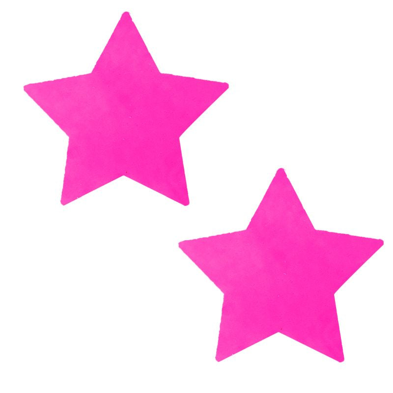 Neon Pink Starburst Starry Night Pasties - K. P.
