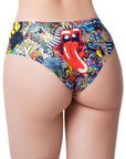 Psychotropical Trash Thong - Multi Coloured - K. P.