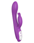 Naughty Heating Rabbit Vibrator - Purple - K. P.