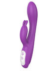 Naughty Heating Rabbit Vibrator - Purple - K. P.