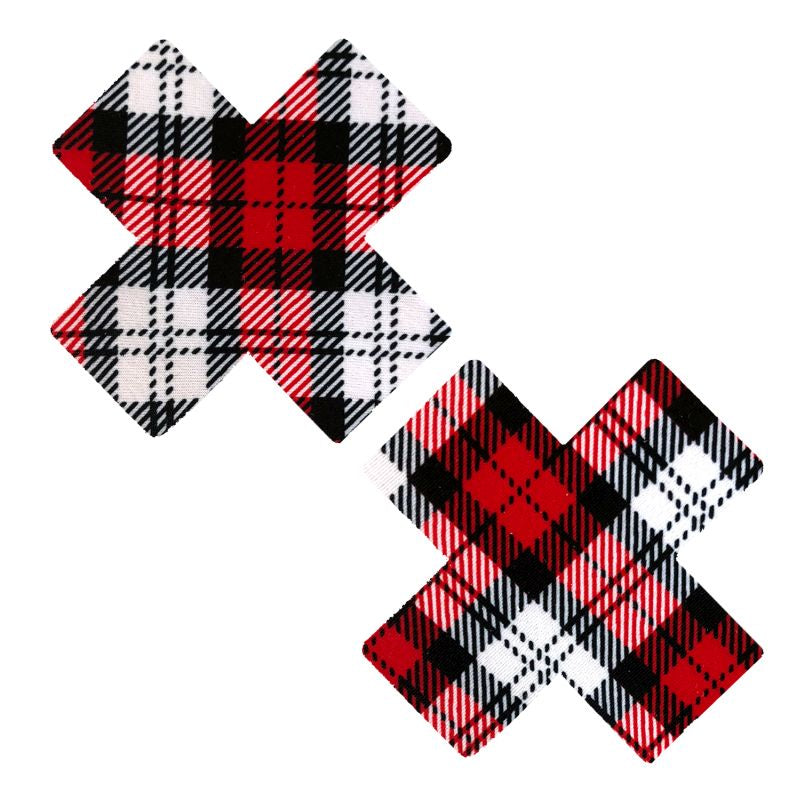 School Girl Plaid X Factor Pasties - K. P.