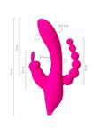 Triple Stimulator - Spanky - Pink - K. P.