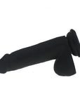 Thick Realistic Cock with Balls - Black - K. P.