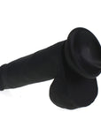 Thick Realistic Cock with Balls - Black - K. P.