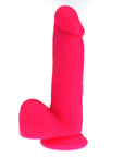 Thick Realistic Cock with Balls - Pink - K. P.