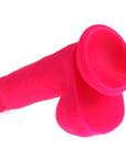 Thick Realistic Cock with Balls - Pink - K. P.