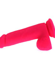 Thick Realistic Cock with Balls - Pink - K. P.