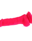 Realistic Dildo Veined Shaft with Balls - Pink - K. P.