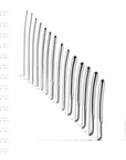 14 Piece Single Ended Dilator Set - Silver - K. P.