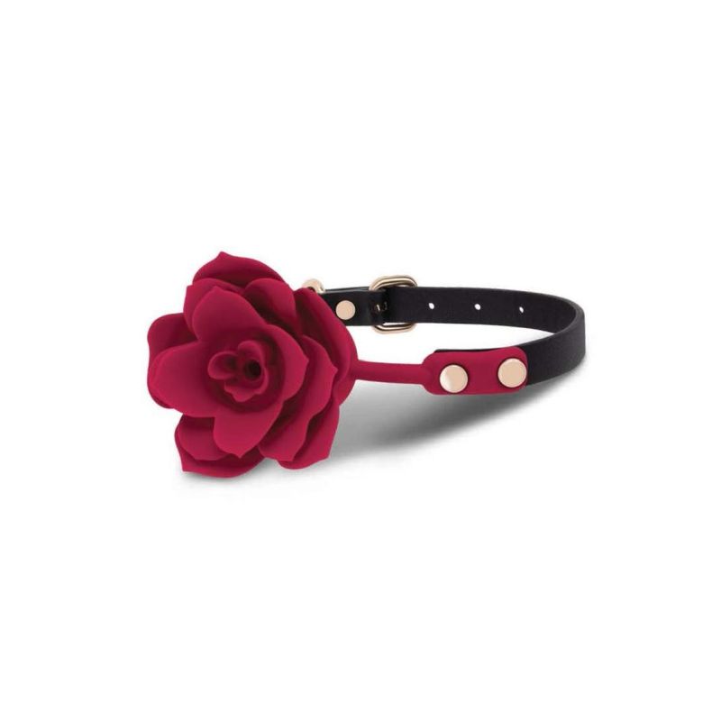 SK Bloom - Silicone Gag - Rosegasm - Red/Black - K. P.