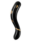 Handblown Double Ended Dildo 7" - Black - K. P.