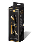 Handblown Double Ended Dildo 7.5" - Black - K. P.