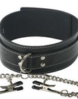 The Master Series - Coveted Collar And Clamp Union - Black/Silver - K. P.