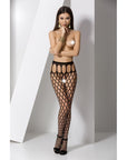 Suspender Thigh High - Black - K. P.