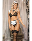Maid for Pleasure - 5 Piece Set - Black/White - K. P.