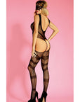 Lust Mesh Bodystocking - Black - K. P.