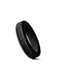Classic Silicone Medium Stretch Penis Ring 36mm - Black - K. P.