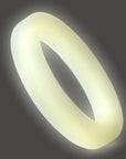 Classic Silicone Medium Stretch Penis Ring 36mm - Glow In The Dark - K. P.