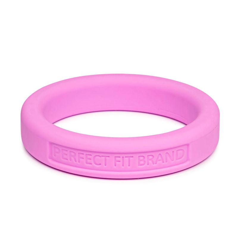 Classic Silicone Medium Stretch Penis Ring 44mm - Pink - K. P.