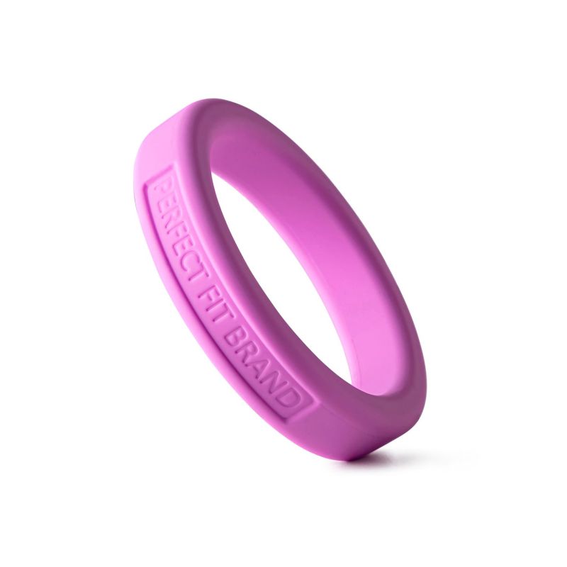 Classic Silicone Medium Stretch Penis Ring 44mm - Pink - K. P.